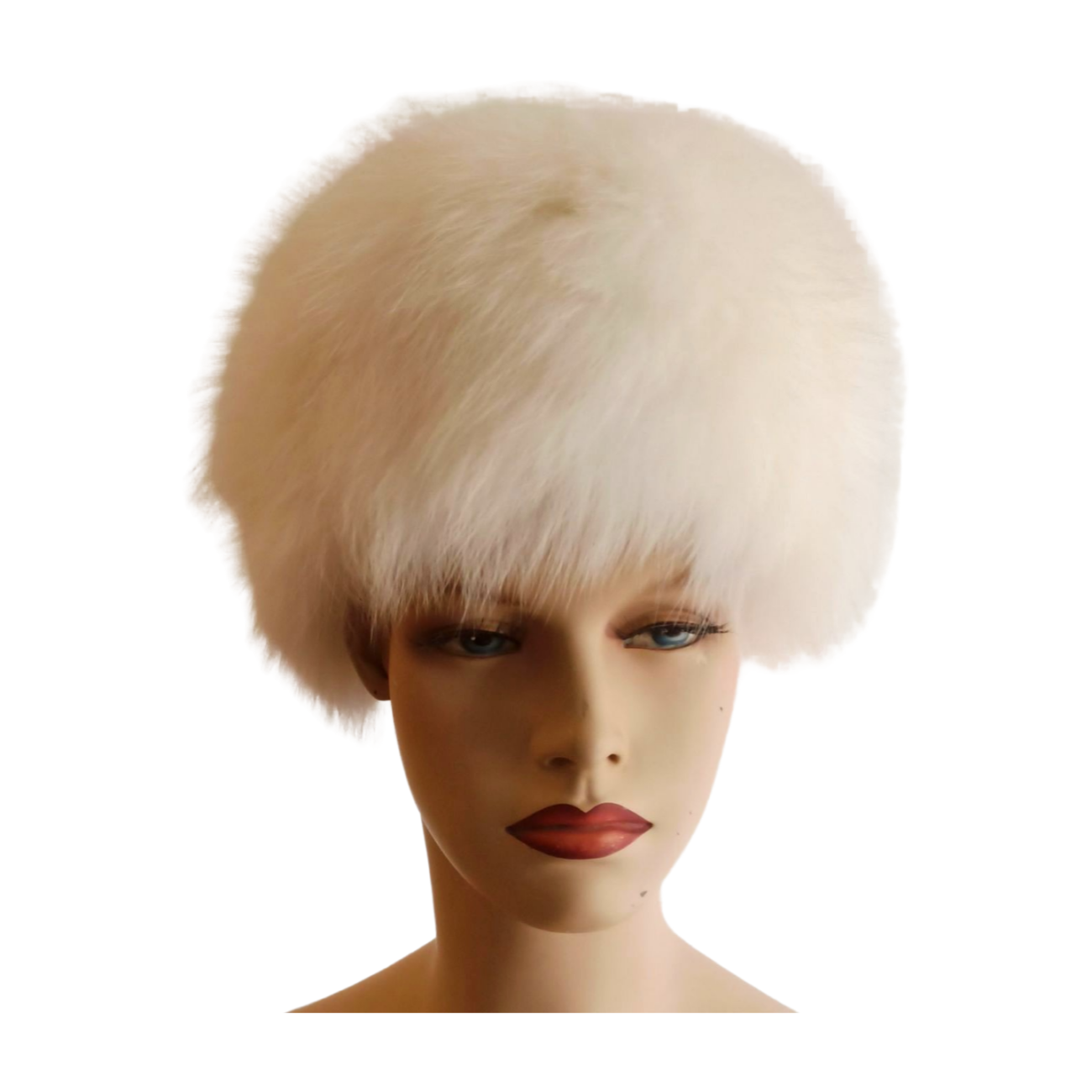 White Fox Fur Hat